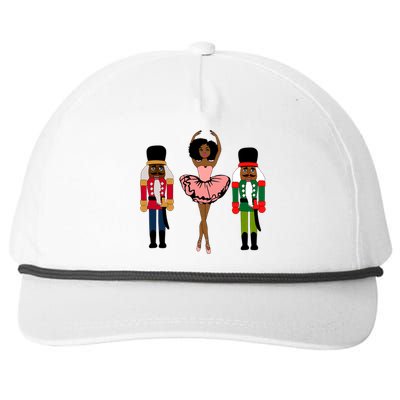 Sugar Plum Fairy Black Nutcracker Christmas African American Snapback Five-Panel Rope Hat