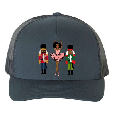 Sugar Plum Fairy Black Nutcracker Christmas African American Yupoong Adult 5-Panel Trucker Hat