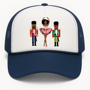 Sugar Plum Fairy Black Nutcracker Christmas African American Trucker Hat