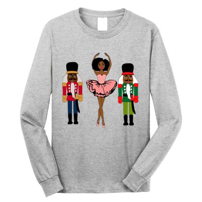 Sugar Plum Fairy Black Nutcracker Christmas African American Long Sleeve Shirt