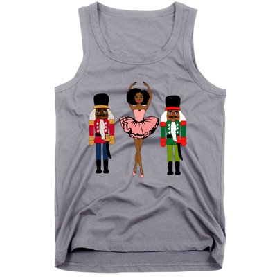 Sugar Plum Fairy Black Nutcracker Christmas African American Tank Top