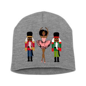 Sugar Plum Fairy Black Nutcracker Christmas African American Short Acrylic Beanie