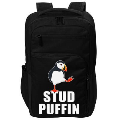 Stud Puffin Funny Seabird Puffins Impact Tech Backpack