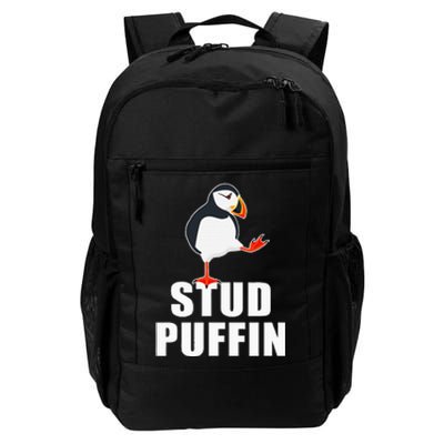 Stud Puffin Funny Seabird Puffins Daily Commute Backpack