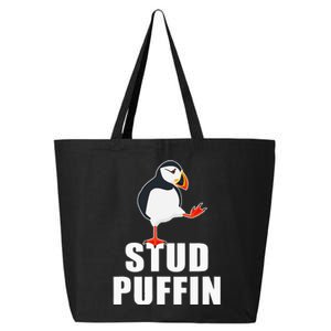 Stud Puffin Funny Seabird Puffins 25L Jumbo Tote