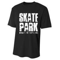 Skate Park Freestyle Skateboard Skater Gifts Performance Sprint T-Shirt