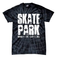 Skate Park Freestyle Skateboard Skater Gifts Tie-Dye T-Shirt