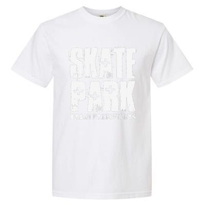 Skate Park Freestyle Skateboard Skater Gifts Garment-Dyed Heavyweight T-Shirt