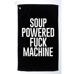 Soup Powered Fck Machine Platinum Collection Golf Towel