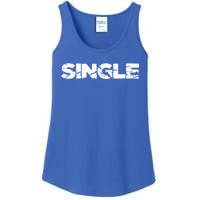 Single Person Funny Relationship Status Dating Gift Clothes Great Gift Ladies Essential Tank