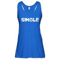 Single Person Funny Relationship Status Dating Gift Clothes Great Gift Ladies Essential Flowy Tank