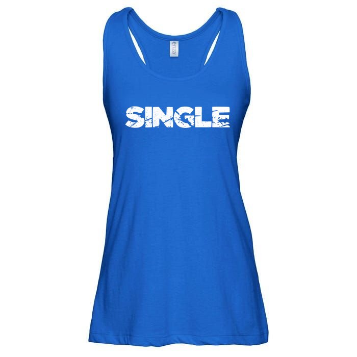 Single Person Funny Relationship Status Dating Gift Clothes Great Gift Ladies Essential Flowy Tank