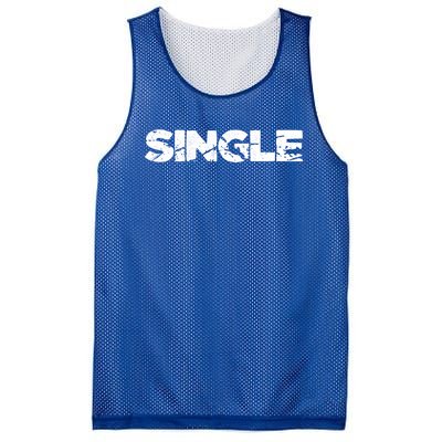 Single Person Funny Relationship Status Dating Gift Clothes Great Gift Mesh Reversible Basketball Jersey Tank