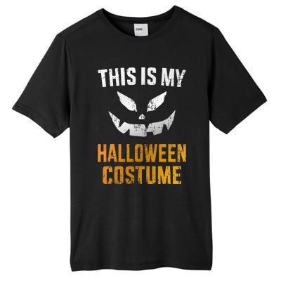 Scary Pumpkin Face Halloween Costume Tall Fusion ChromaSoft Performance T-Shirt