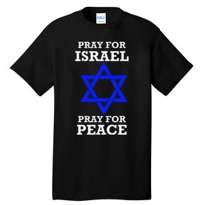 support Pray For Israel Peace Tall T-Shirt