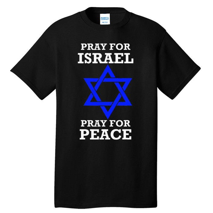 support Pray For Israel Peace Tall T-Shirt