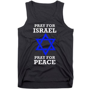 support Pray For Israel Peace Tank Top