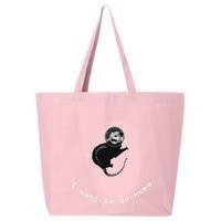 Space Possum Funny Introvert Anxiety Outer Space 25L Jumbo Tote