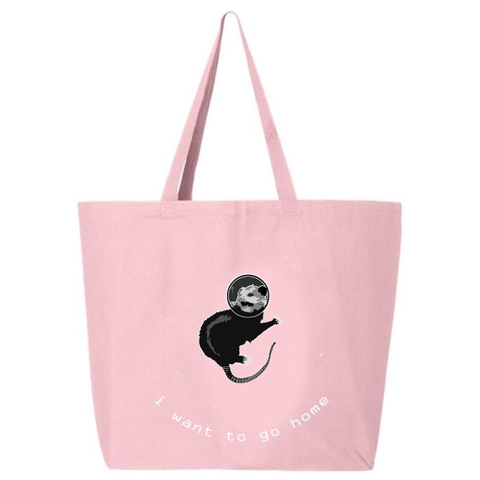Space Possum Funny Introvert Anxiety Outer Space 25L Jumbo Tote