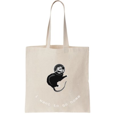 Space Possum Funny Introvert Anxiety Outer Space Bag