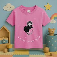 Space Possum Funny Introvert Anxiety Outer Space Toddler T-Shirt