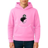 Space Possum Funny Introvert Anxiety Outer Space Kids Hoodie