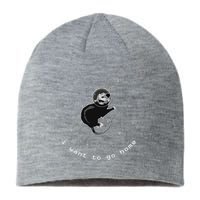 Space Possum Funny Introvert Anxiety Outer Space Sustainable Beanie