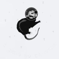 Space Possum Funny Introvert Anxiety Outer Space Sueded Cloud Jersey T-Shirt