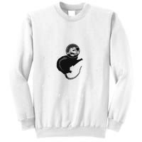Space Possum Funny Introvert Anxiety Outer Space Sweatshirt