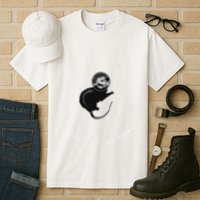 Space Possum Funny Introvert Anxiety Outer Space Tall T-Shirt