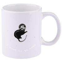 Space Possum Funny Introvert Anxiety Outer Space 11oz C Handle Ceramic Mug
