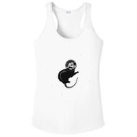 Space Possum Funny Introvert Anxiety Outer Space Ladies PosiCharge Competitor Racerback Tank