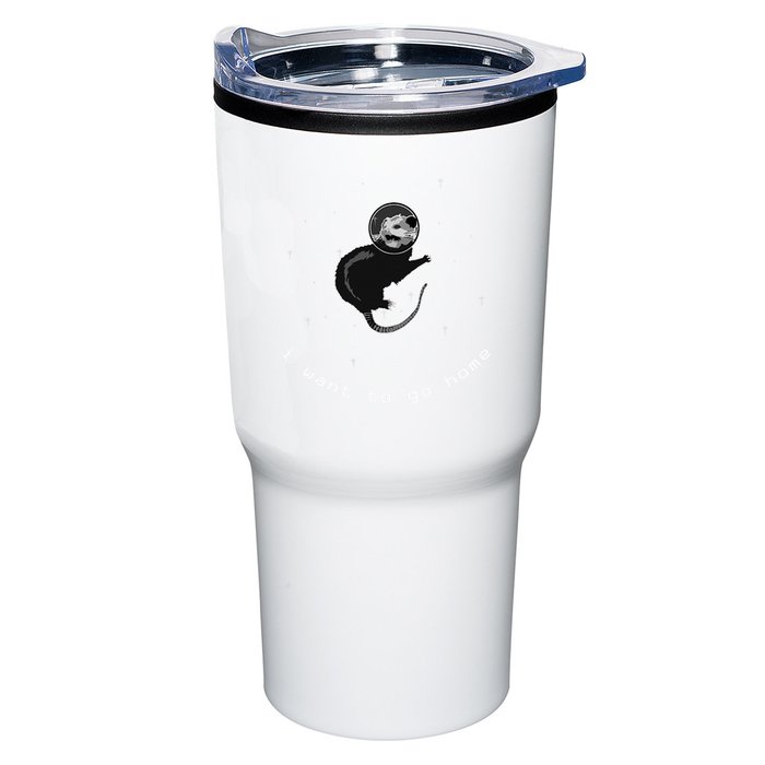 Space Possum Funny Introvert Anxiety Outer Space Tumbler