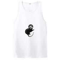 Space Possum Funny Introvert Anxiety Outer Space PosiCharge Competitor Tank