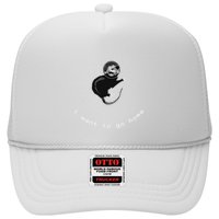 Space Possum Funny Introvert Anxiety Outer Space Trucker Hat