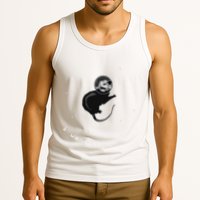 Space Possum Funny Introvert Anxiety Outer Space Tank Top