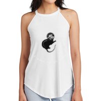Space Possum Funny Introvert Anxiety Outer Space Women's Perfect Tri Rocker Tank