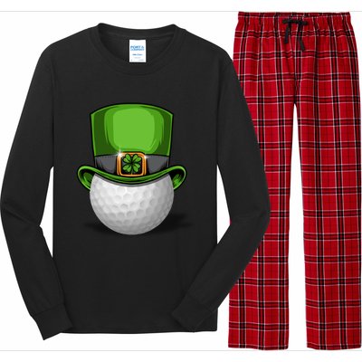 St Patrick's Golf Day Tee Beer Cool Gift Long Sleeve Pajama Set