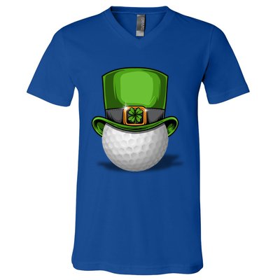 St Patrick's Golf Day Tee Beer Cool Gift V-Neck T-Shirt