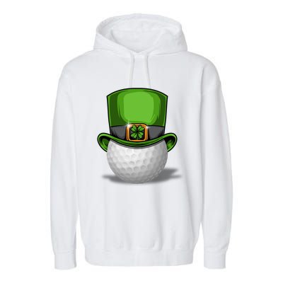 St Patrick's Golf Day Tee Beer Cool Gift Garment-Dyed Fleece Hoodie