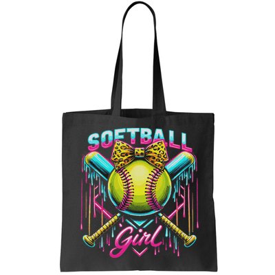 Softball Player Girl Ice Cream Softball Drip Bag