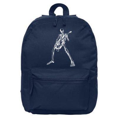 Skeleton Playing Guitar 16 in Basic Backpack