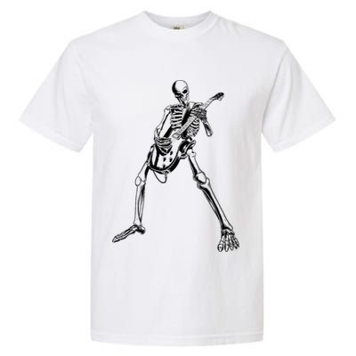 Skeleton Playing Guitar Garment-Dyed Heavyweight T-Shirt