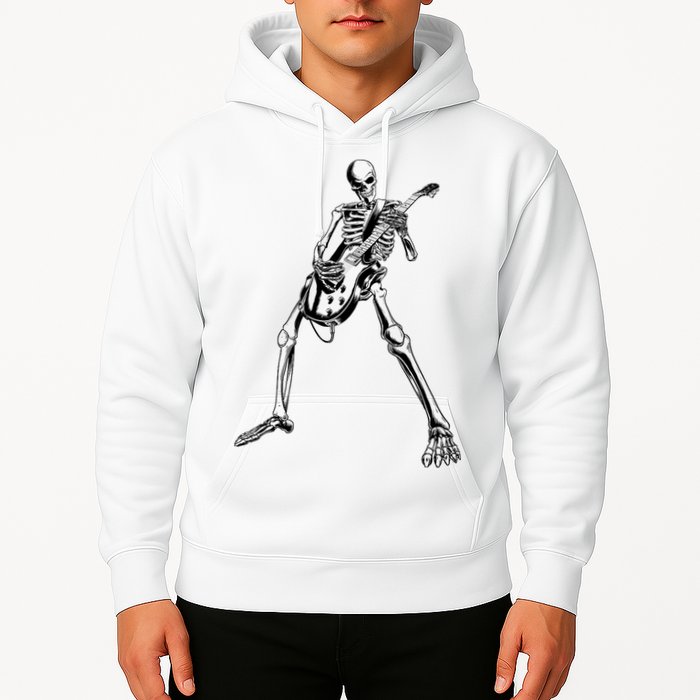 Skeleton Playing Guitar Hoodie