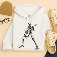 Skeleton Playing Guitar Hoodie