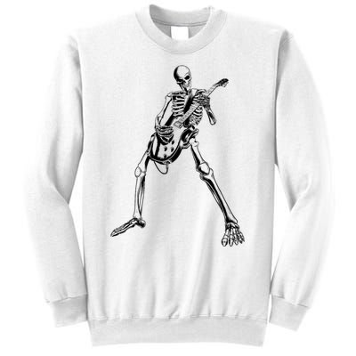 Skeleton Playing Guitar Sweatshirt