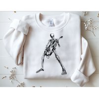 Skeleton Playing Guitar Sweatshirt