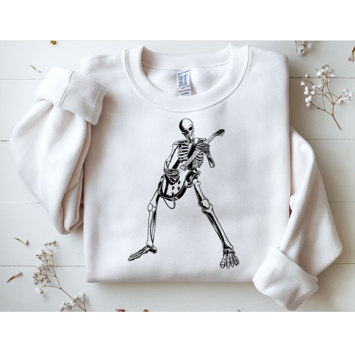 Skeleton Playing Guitar Sweatshirt