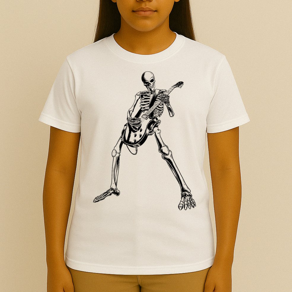 Skeleton Playing Guitar T-Shirt
