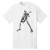 Skeleton Playing Guitar Tall T-Shirt